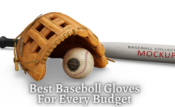 A baseball glove with a baseball sitting on it. This guide recommends the top 5 baseball gloves for every budget.