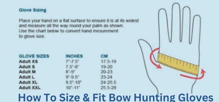 How to size and fit bow hunting gloves